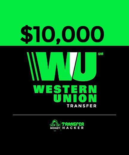$10000 USD Western Union