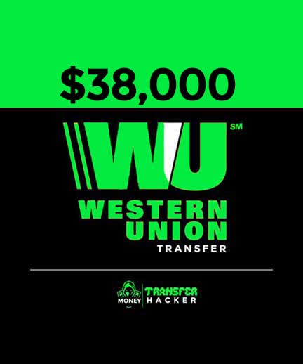 $38000 USD Western Union