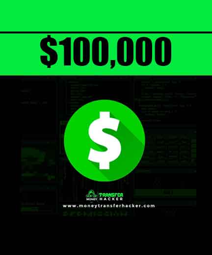 $100000 Cash App Transfer