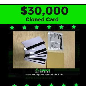 Get $30,000 Cloned Card